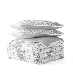 Hot Kirklands Home Gray Patchwork Reversible 2-pc. Twin Quilt Set