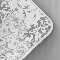 Best Kirklands Home Gray Patchwork Reversible 3-pc. King Quilt Set