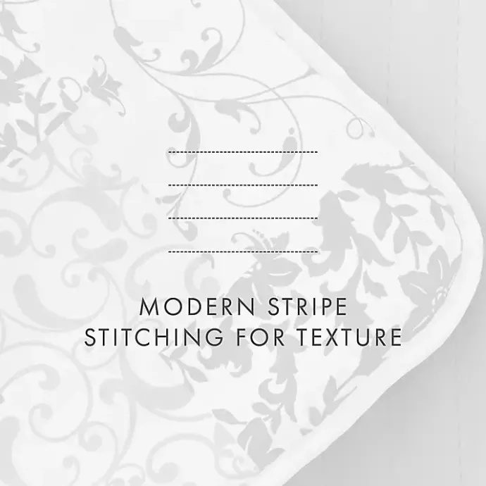 Best Kirklands Home Gray Patchwork Reversible 3-pc. King Quilt Set