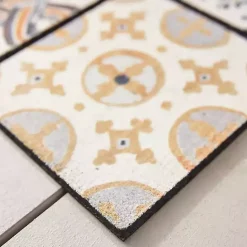 Sale Kirklands Home Patina Tiles Welcome Estate Doormat Gray