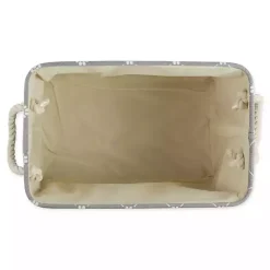 Sale Kirklands Home Paw Trellis Rectangle Basket, 16 in. Gray