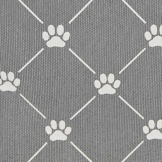 Sale Kirklands Home Paw Trellis Rectangle Basket, 16 in. Gray