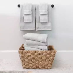 Clearance Kirklands Home 6-pc. Essential Cotton Bath Towels Gray