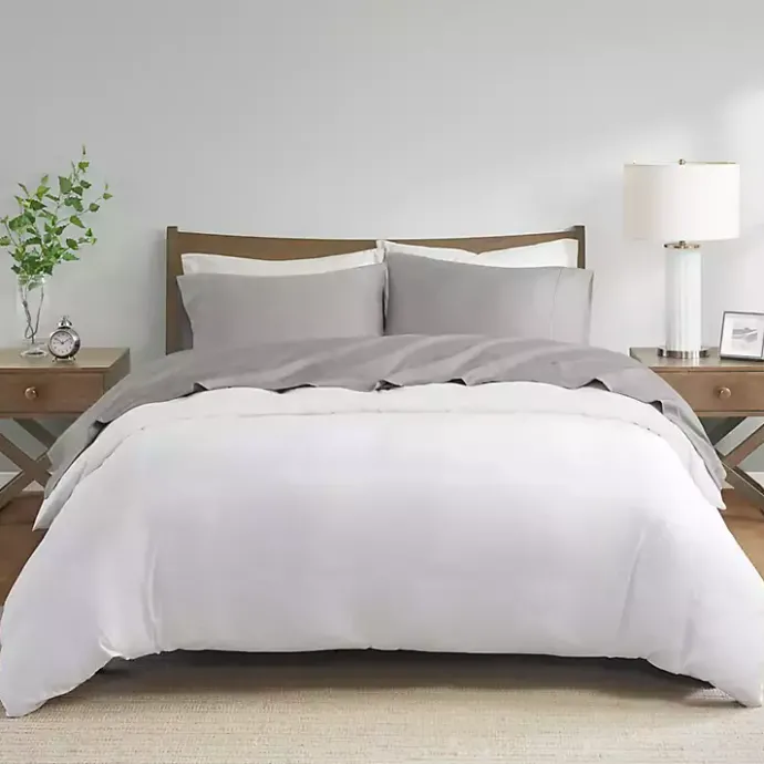 Best Kirklands Home Pima Cotton Sateen 4-pc. King Sheet Set Gray