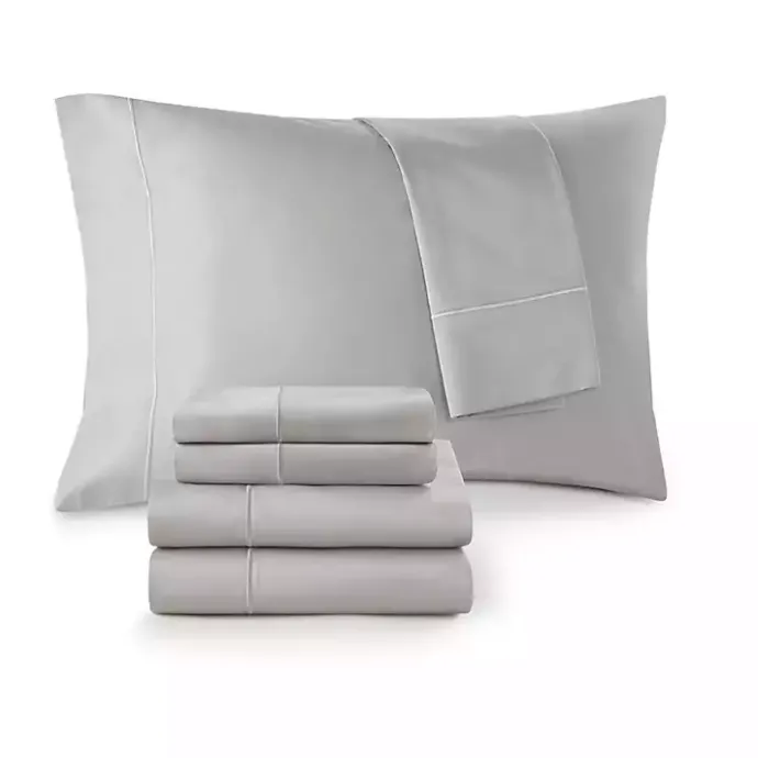 Best Kirklands Home Pima Cotton Sateen 4-pc. King Sheet Set Gray