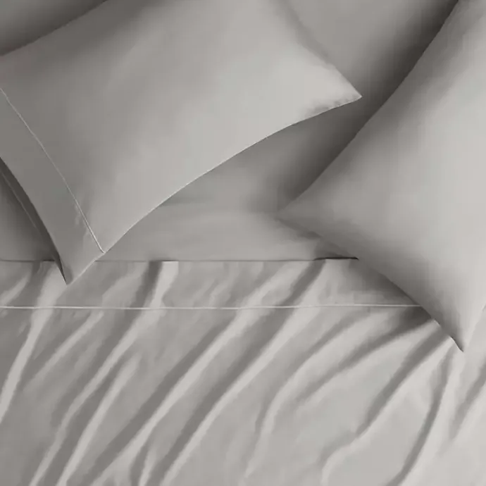 Best Kirklands Home Pima Cotton Sateen 4-pc. King Sheet Set Gray