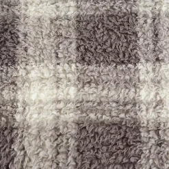 Best Kirklands Home Plaid Plush Throw Gray