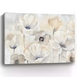 Best Kirklands Home Poppy Garden Landscape Canvas Art Print Gray
