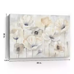 Best Kirklands Home Poppy Garden Landscape Canvas Art Print Gray