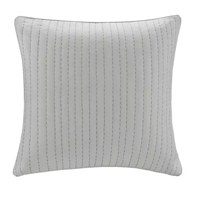 Discount Kirklands Home Quilted Euro Sham Gray
