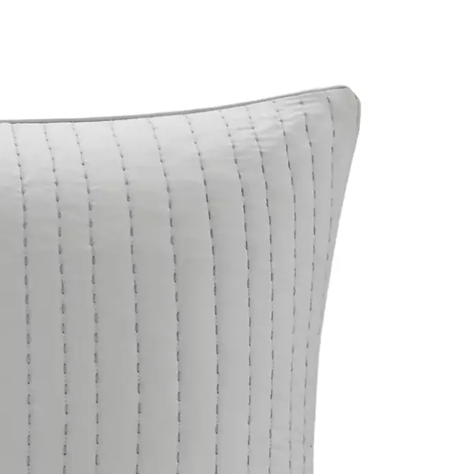 Discount Kirklands Home Quilted Euro Sham Gray