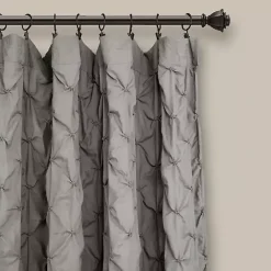 Clearance Kirklands Home Ravello Pintuck Curtain Panel, 84 in. Gray