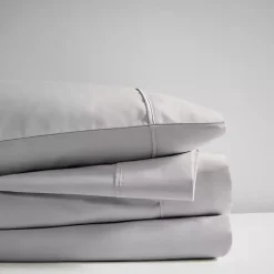 New Kirklands Home Rich Cooling Cotton Queen Sheet Set Gray