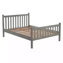 Clearance Kirklands Home Rustic Spindleback Full Bed Frame Gray