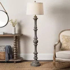 Clearance Kirklands Home Savannah Floor Lamp Gray