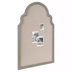 Hot Kirklands Home Scalloped Arch Fabric Pinboard Gray