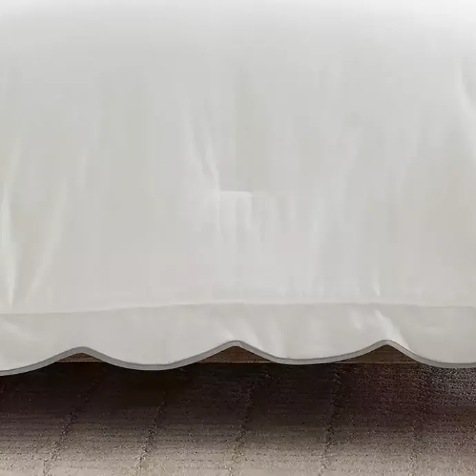 Kirklands Home Gray Scalloped Edge 3-pc. Full/Queen Comforter Set