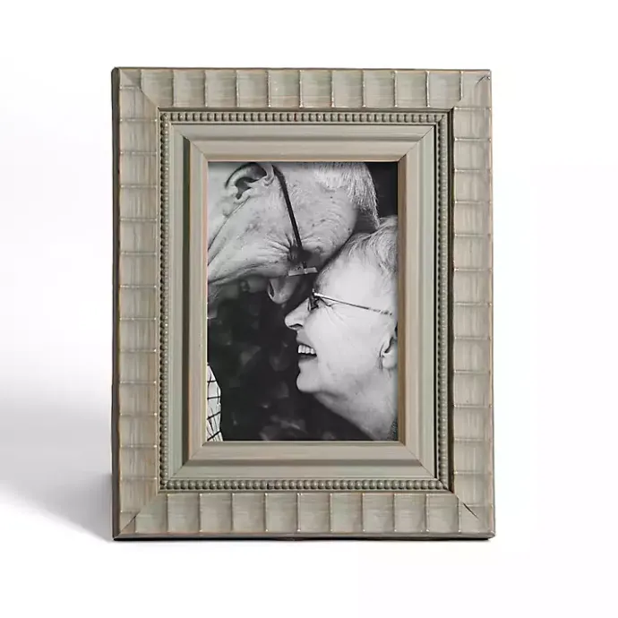 Outlet Kirklands Home Scalloped Edge Picture Frame Gray