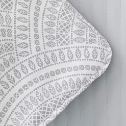 Hot Kirklands Home Gray Scalloped Reversible 2-pc. Twin Quilt Set