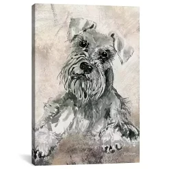 Outlet Kirklands Home Schnauzer Canvas Art Print Gray