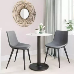 Sale Kirklands Home Scooped Daniel Dining Chairs, Set of 2 Gray