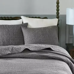 Online Kirklands Home Serene Quilted 3-pc. King Coverlet Set Gray