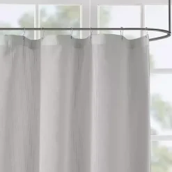 Best Kirklands Home Sheer Shower Curtain Gray