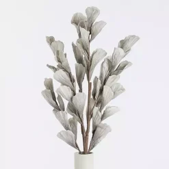 Best Kirklands Home Shell Leaf Stems, Set of 2 Gray