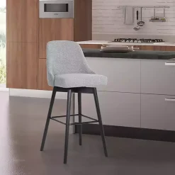 New Kirklands Home Sicily Swivel Counter Stool Gray