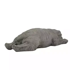 Clearance Kirklands Home Sleeping Bulldog Outdoor Statue Gray