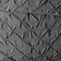 Best Kirklands Home Soft Pinched 3-pc. Queen Duvet Cover Set Gray