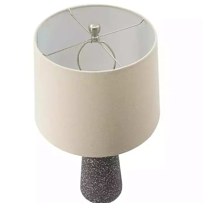 Sale Kirklands Home Gray Speckled Stone Table Lamp Tan