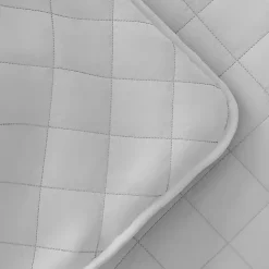 Sale Kirklands Home Stitched Diamond 3-pc. King Quilt Set Gray