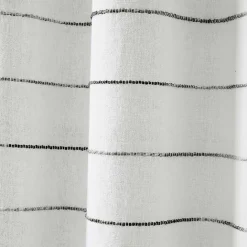 New Kirklands Home Stripe Ombre Shower Curtain Gray