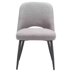 Best Kirklands Home Teddy Upholstered Dining Chairs, Set of 2 Gray