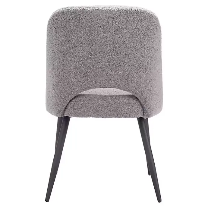 Best Kirklands Home Teddy Upholstered Dining Chairs, Set of 2 Gray