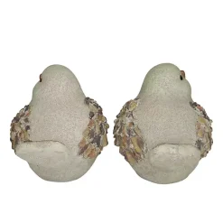 Outlet Kirklands Home Textured Bird Statues, Set of 2 Gray