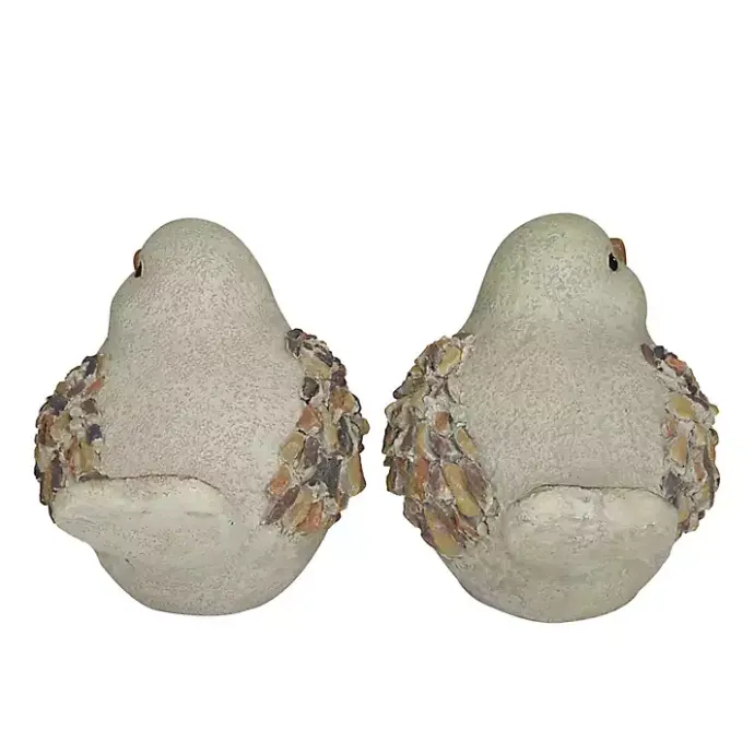 Outlet Kirklands Home Textured Bird Statues, Set of 2 Gray