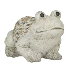 Sale Kirklands Home Textured Frog Statue Gray