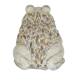 Sale Kirklands Home Textured Frog Statue Gray