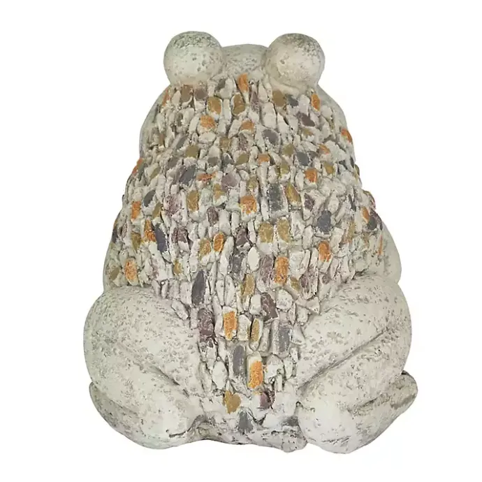 Sale Kirklands Home Textured Frog Statue Gray