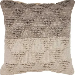 Kirklands Home Gray Textured Gradient Pillow