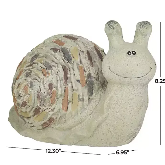Outlet Kirklands Home Textured Snail Statue Gray