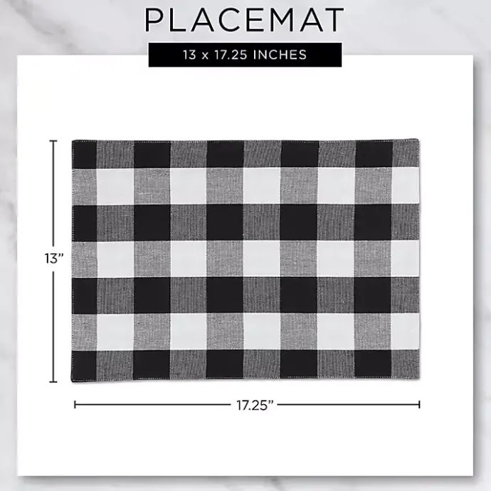 Outlet Kirklands Home Textured Twill Weave Placemats, Set of 6 Gray