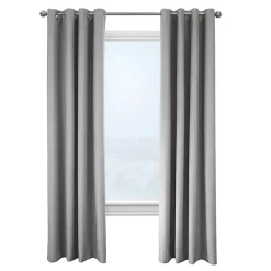 Sale Kirklands Home Thatched Blackout Curtain Panel, 108 in. Gray