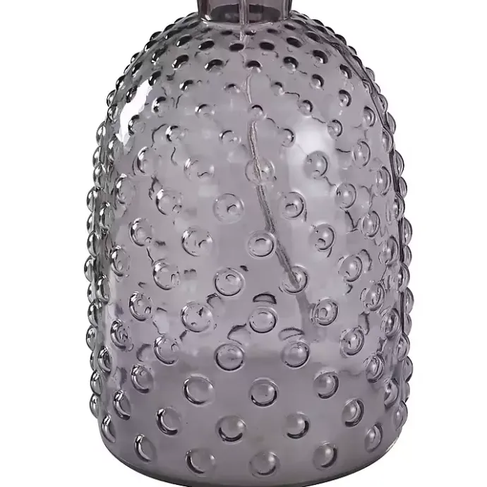 Sale Kirklands Home Tinted Glass Jar Table Lamp Gray