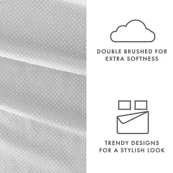 Online Kirklands Home Tiny Hearts 3-pc. Twin Sheet Set Gray