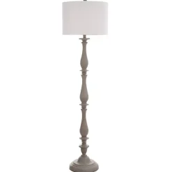 Online Kirklands Home Gray Traditional Spindle Floor Lamp White