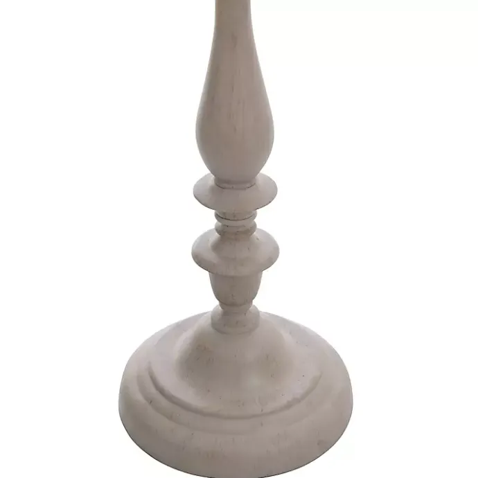 Online Kirklands Home Gray Traditional Spindle Floor Lamp White