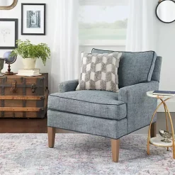 Sale Kirklands Home Tufted Diagonal Checkers Throw Pillow Gray